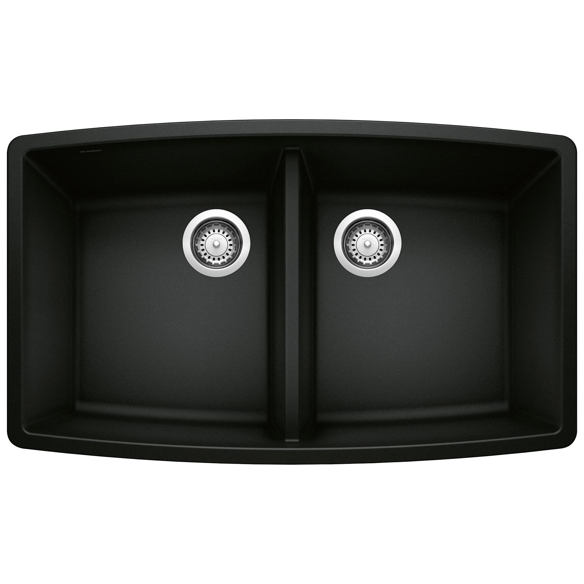Performa Equal Double Bowl Kitchen Sink - Coal Black material
