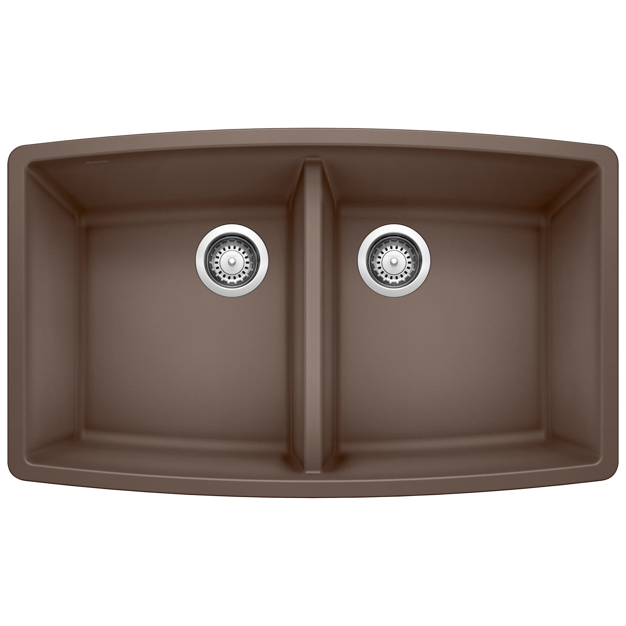 Performa Equal Double Bowl Kitchen Sink - Café material