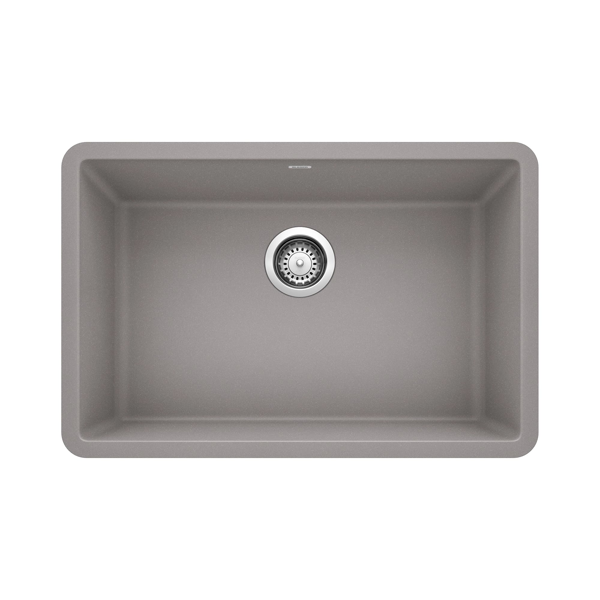 Precis 27" Single Bowl Kitchen Sink - Metallic Gray material