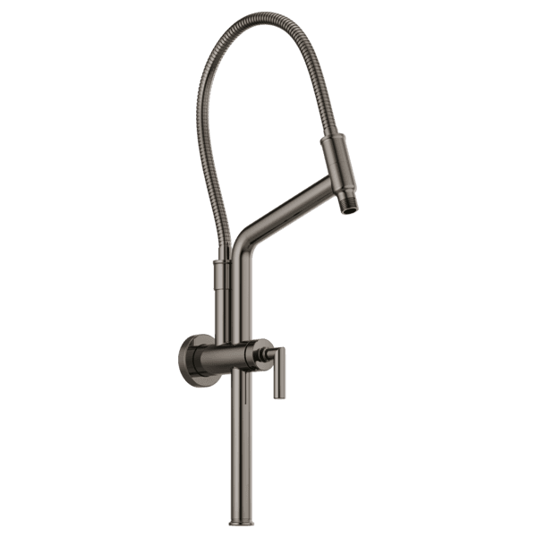 Brizo Brizo Universal Showering: 10 7/16" Linear Round Slide Bar Shower Arm And Flange material