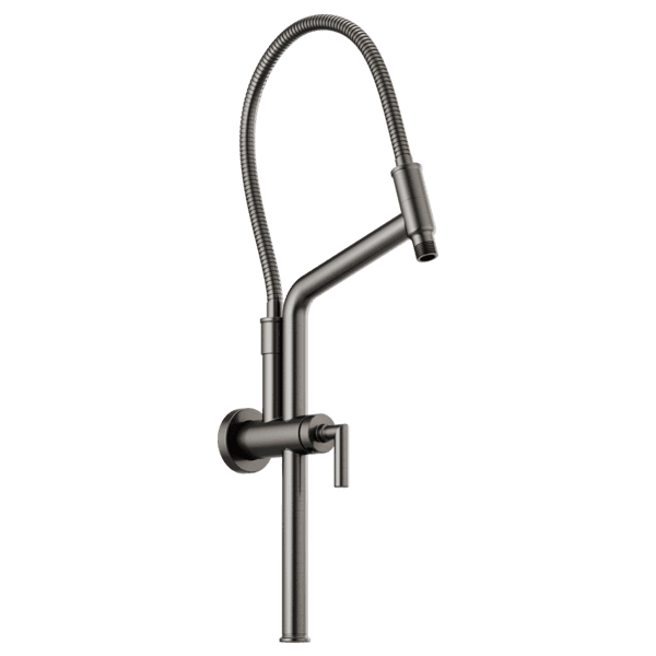 Brizo Brizo Universal Showering: 10 7/16" Linear Round Slide Bar Shower Arm And Flange material