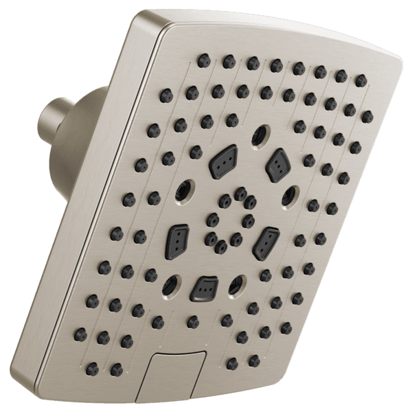 Brizo Brizo Universal Showering: 7” Linear Square H2Okinetic ® Multi-Function Wall Mount Showerhead material