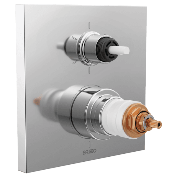 Brizo Frank Lloyd Wright®: TempAssure® Thermostatic Valve with 6-Function Integrated Diverter Trim - Less Handles material