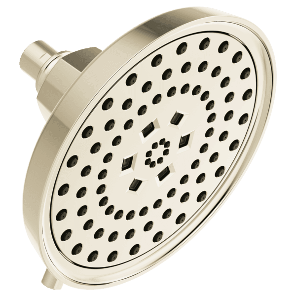 Brizo Invari®: 7 5/8” H2Okinetic® Round Multi-Function Shower Head - 2.5 GPM material