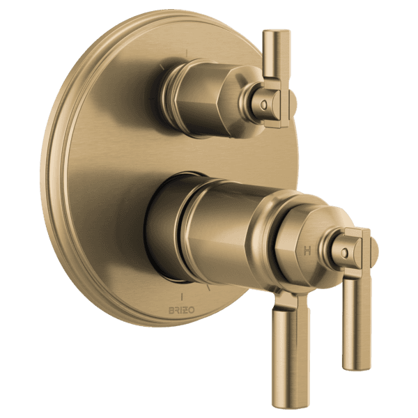 Brizo Invari®: Tempassure® Thermostatic Valve With Integrated 3-Function Diverter Trim material