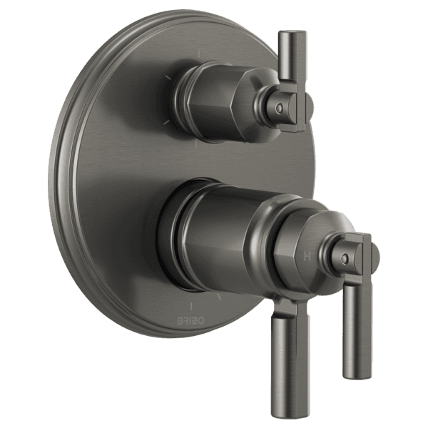 Brizo Invari®: Tempassure® Thermostatic Valve With Integrated 6-Function Diverter Trim material