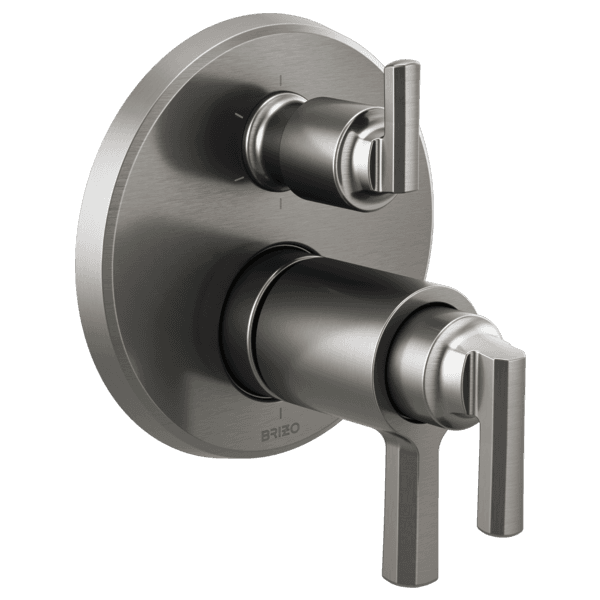 Brizo Levoir™: Tempassure® Thermostatic Valve With Integrated 6-Function Diverter Trim material