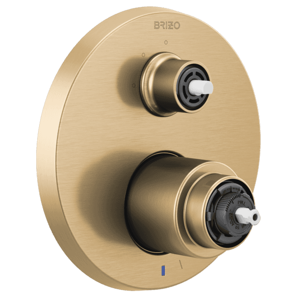 Brizo Litze®: Pressure Balance Valve with Integrated 3-Function Diverter Trim - Less Handles material