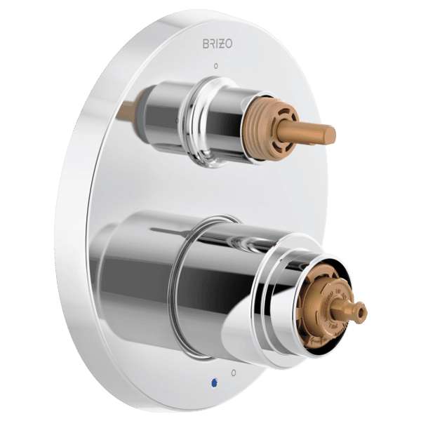 Brizo Odin®: Pressure Balance Valve with Integrated 3-Function Diverter Trim - Less Handles material