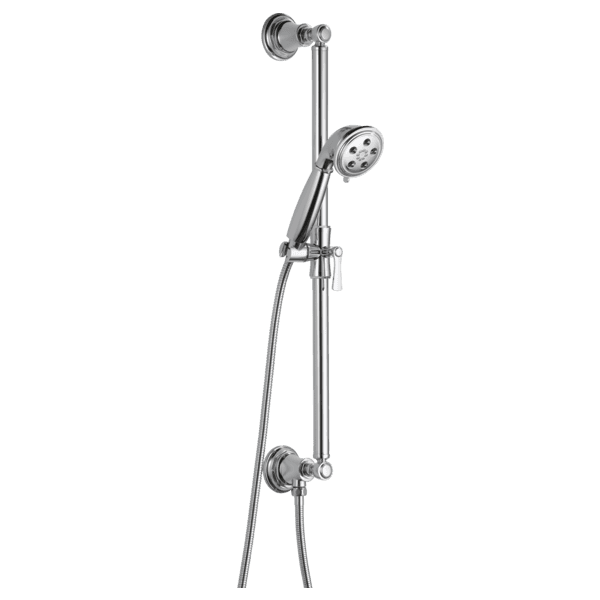 Brizo Rook®: SLIDE BAR HANDSHOWER WITH H2Okinetic® TECHNOLOGY material