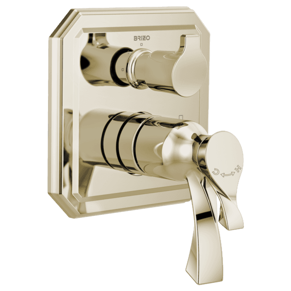 Brizo Virage®: TempAssure Thermostatic Valve with Integrated 3-Function Diverter Trim material