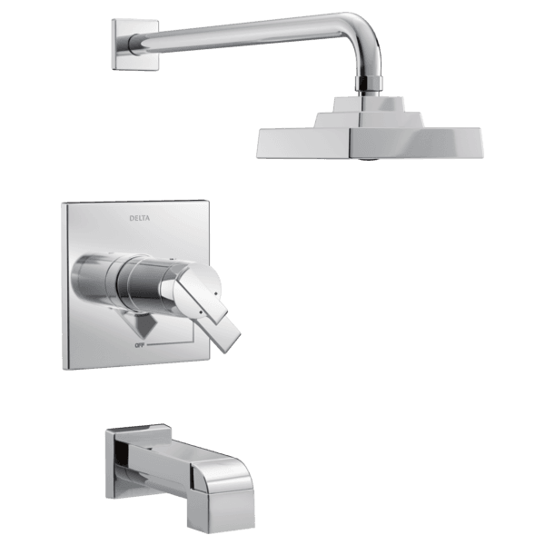Delta Ara®: TempAssure® 17T Series H2Okinetic® Tub & Shower Trim material
