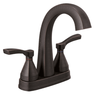 Delta Stryke®: Two Handle Centerset Bathroom Faucet material