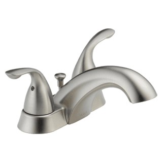 Delta Classic: Two Handle Centerset Bathroom Faucet material