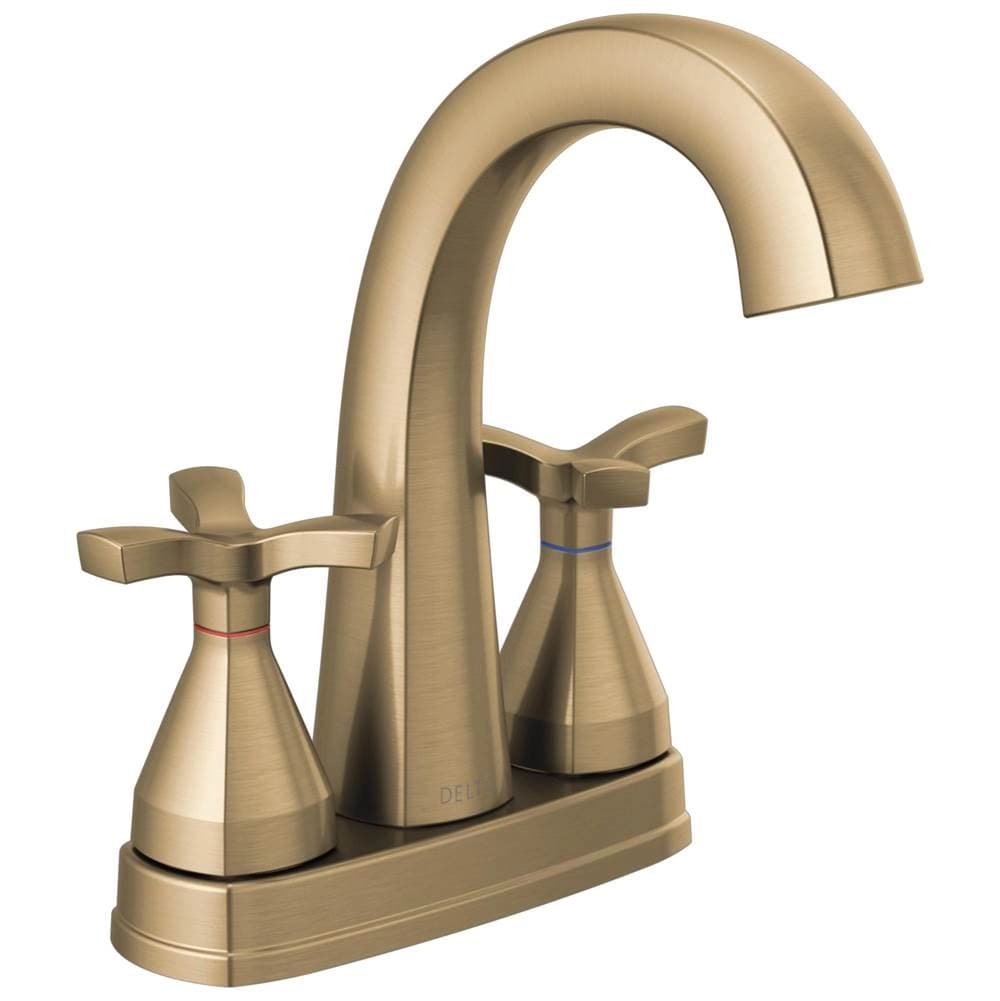 Stryke® Two Handle Centerset Bathroom Faucet material