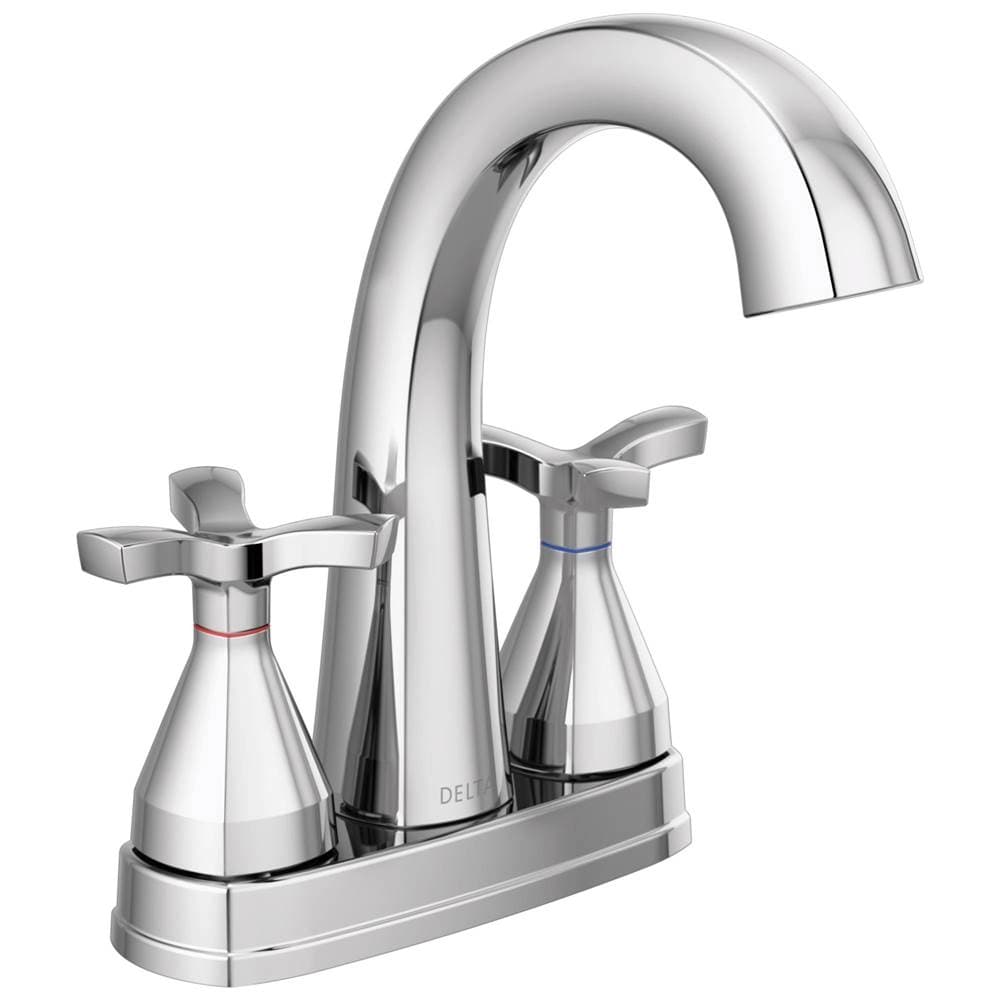 Stryke® Two Handle Centerset Bathroom Faucet material