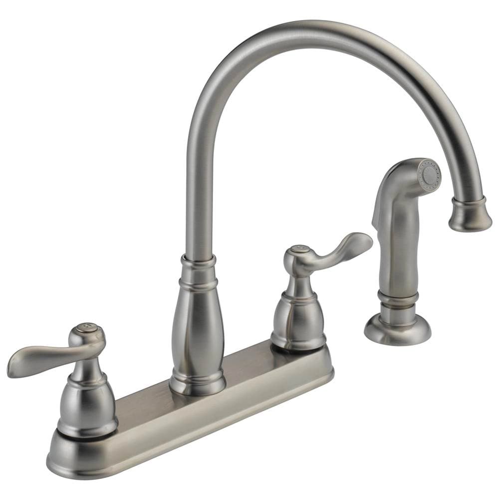 Delta Windemere®: Two Handle Kitchen Faucet material