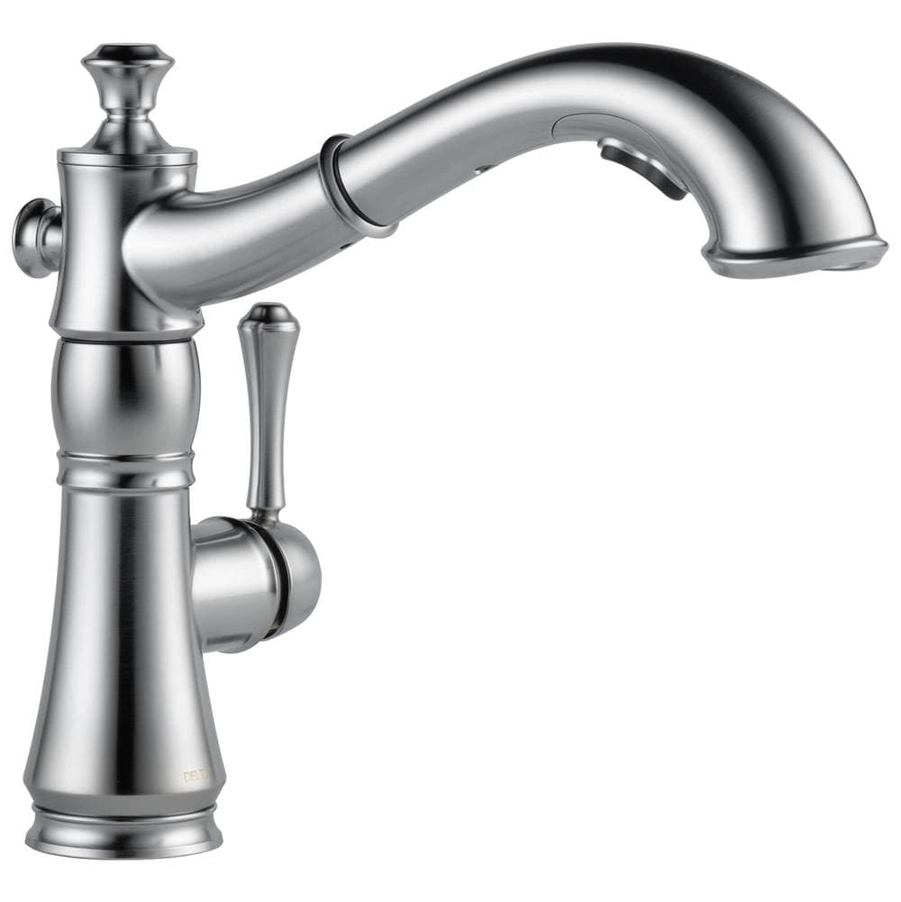Delta Cassidy™: Single Handle Pull-Out Kitchen Faucet material