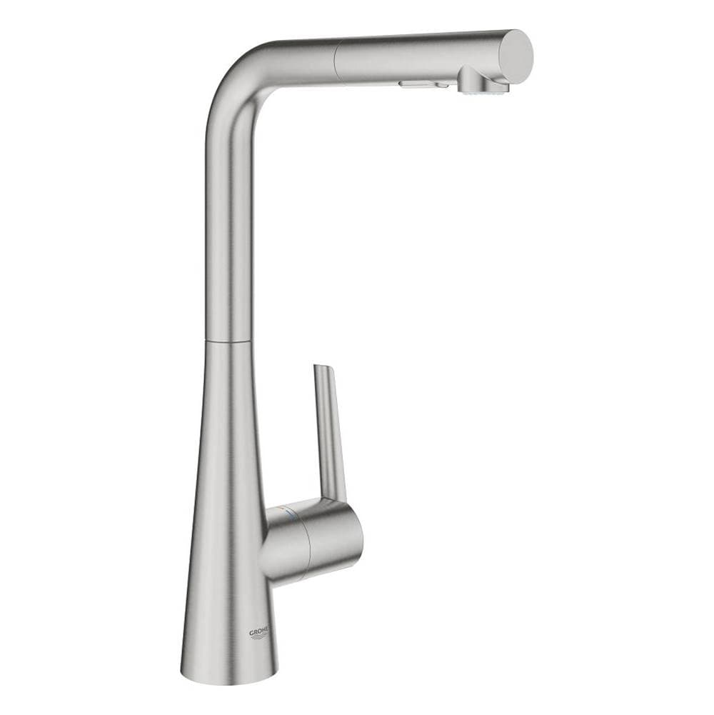 Single-Handle Pull-Out Kitchen Faucet Dual Spray 1.75 GPM material