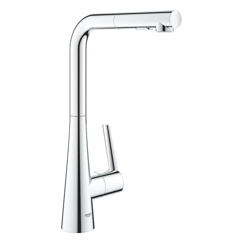 Single-Handle Pull-Out Kitchen Faucet Dual Spray 1.75 GPM material