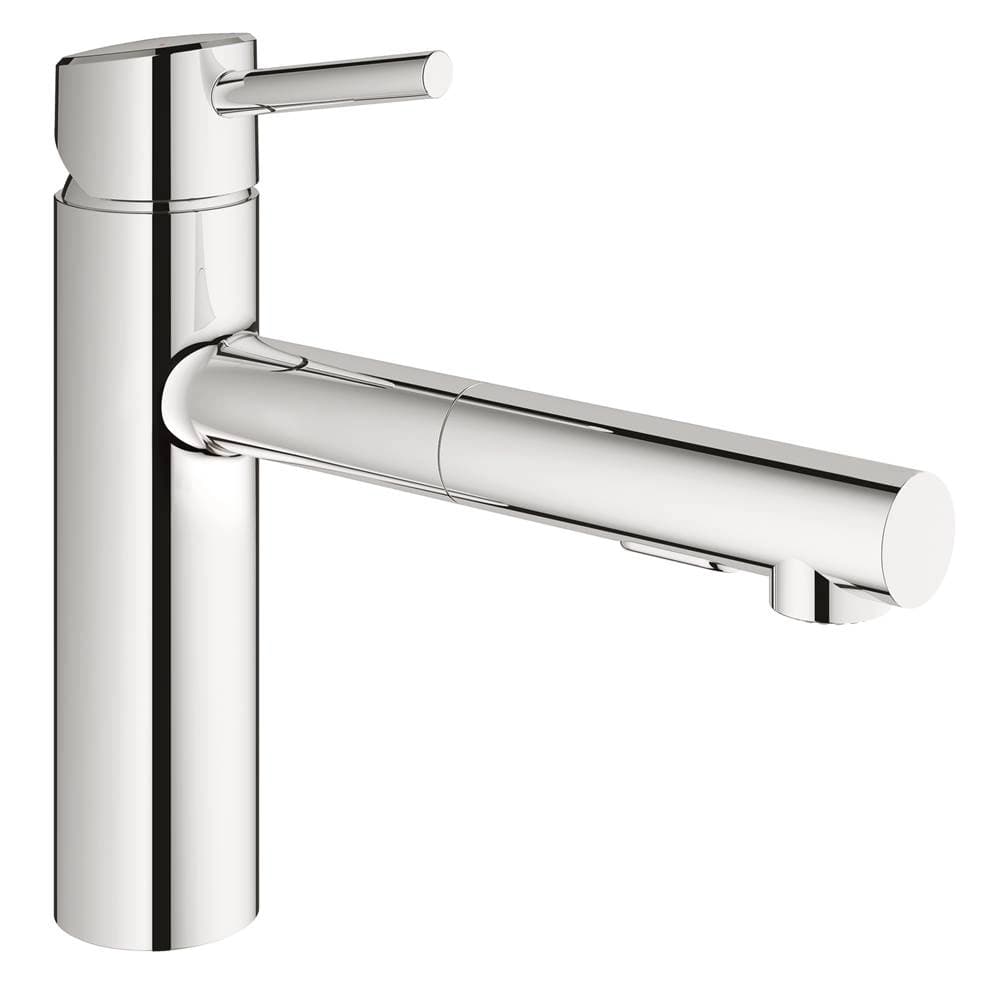 Single-Handle Pull-Out Kitchen Faucet Dual Spray 1.5 GPM material