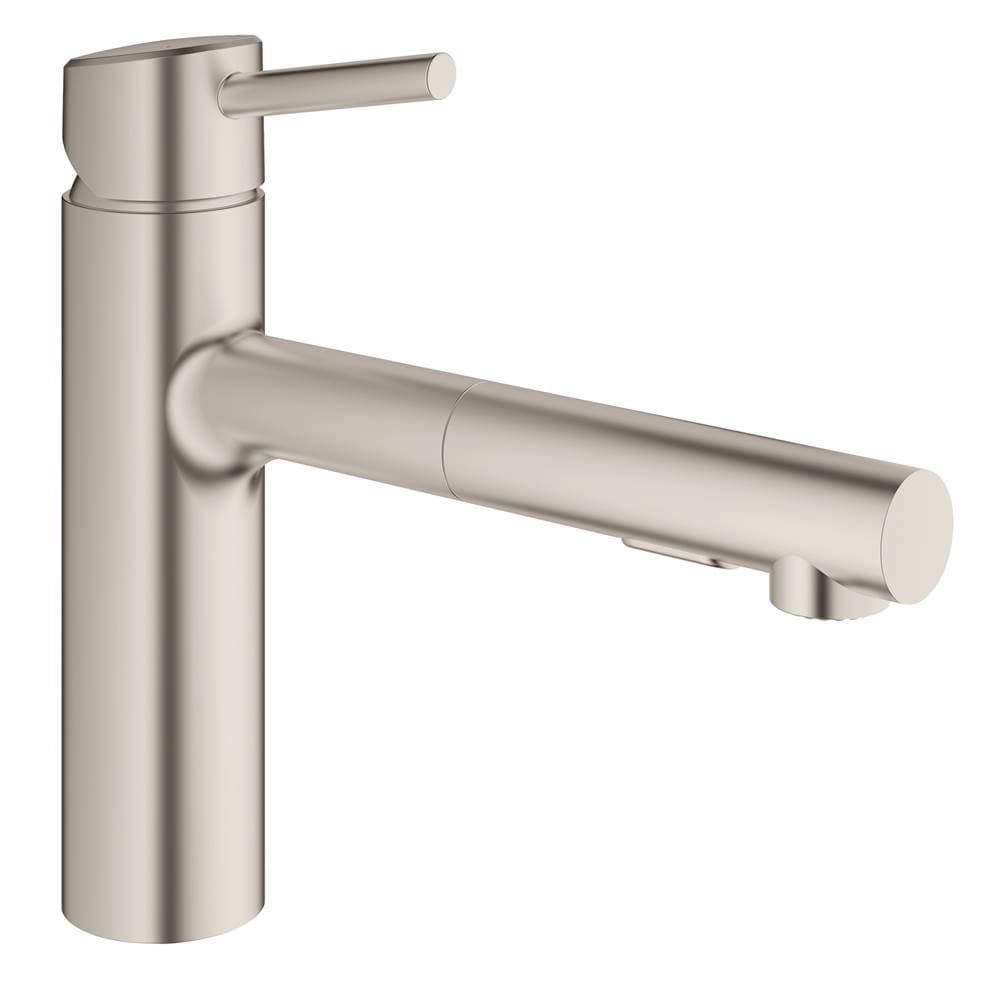 Single-Handle Pull-Out Kitchen Faucet Dual Spray 1.5 GPM material