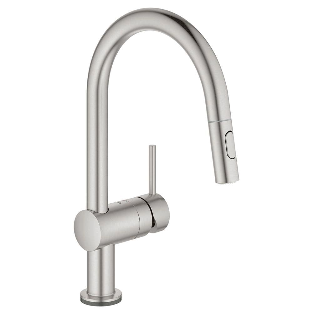 Single-Handle Pull Down Kitchen Faucet Dual Spray 1.75 GPM with Touch Technology material