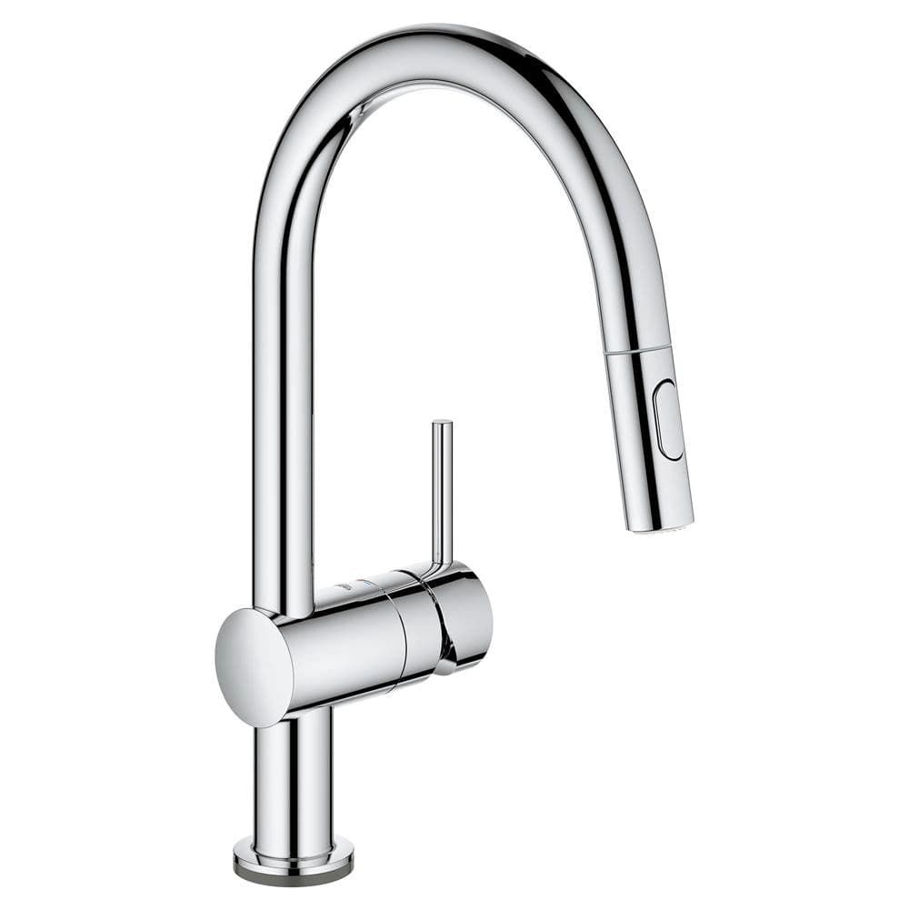 Single-Handle Pull Down Kitchen Faucet Dual Spray 1.75 GPM with Touch Technology material