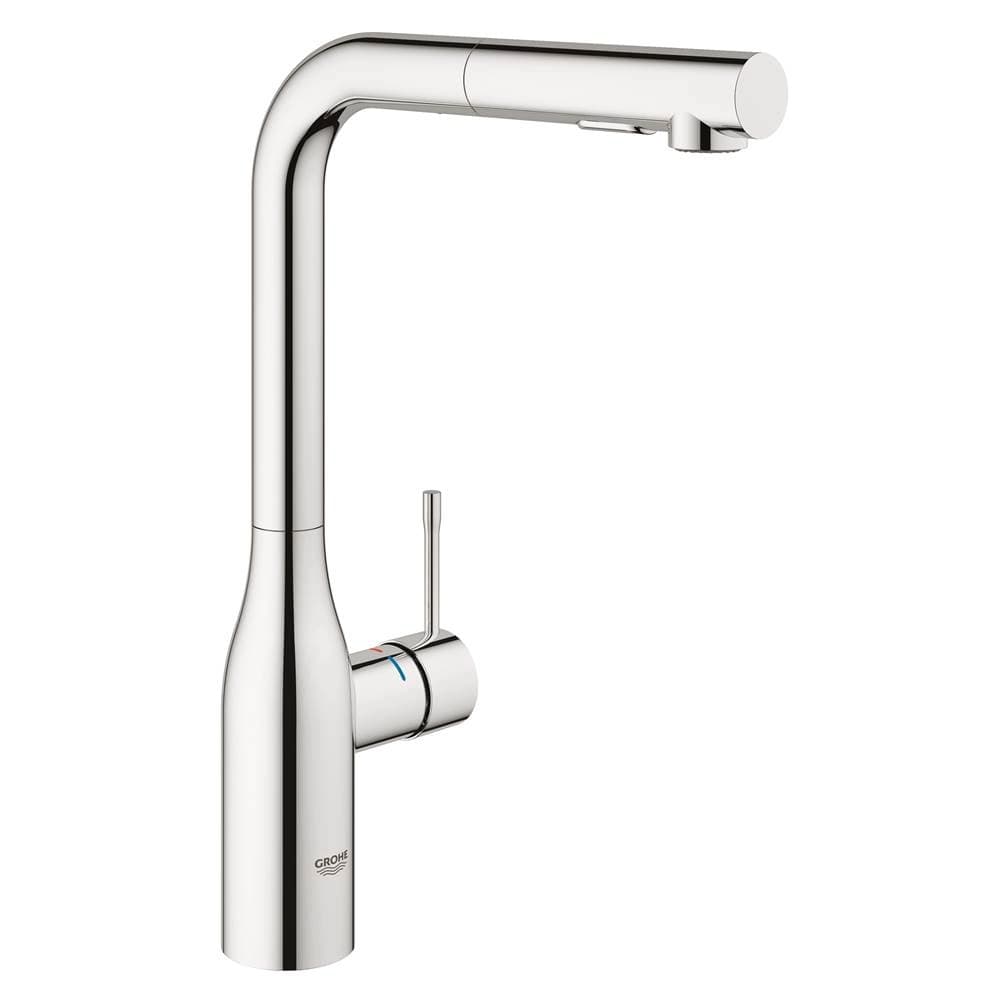 Single-Handle Pull-Out Kitchen Faucet Dual Spray 1.75 GPM material