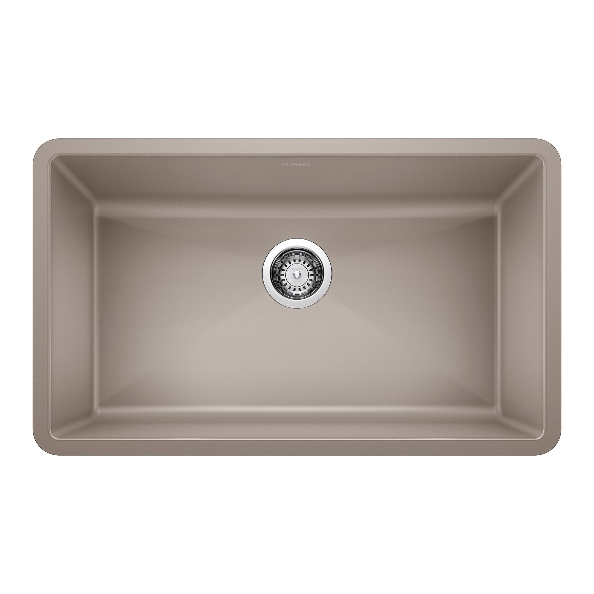 Precis Super Single Bowl Kitchen Sink - Truffle material