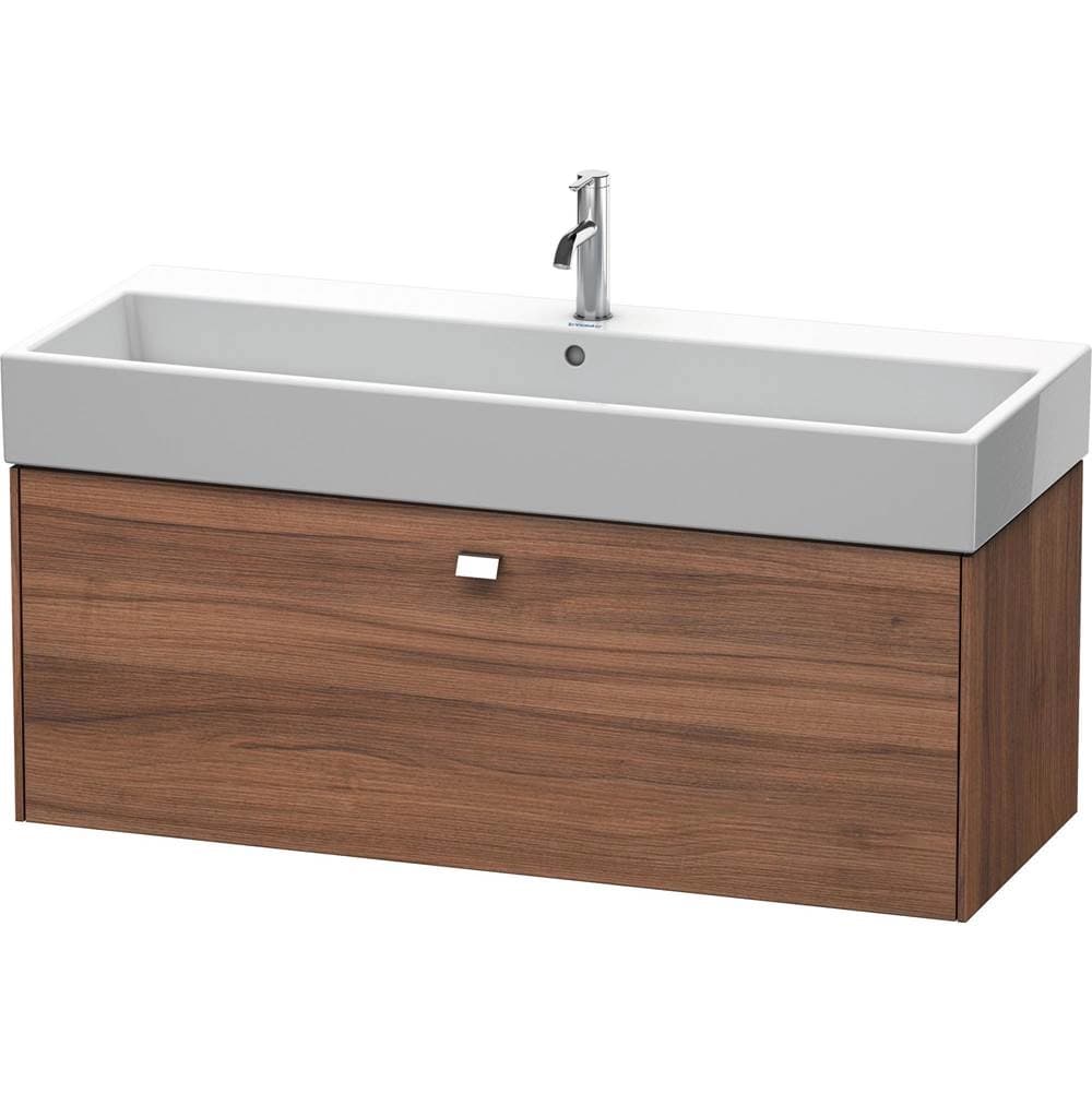 Duravit Brioso One Drawer Wall-Mount Vanity Unit Walnut material