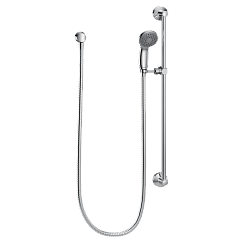 Chrome handheld shower material
