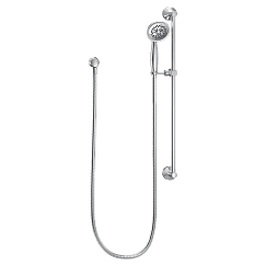 Chrome handheld shower material