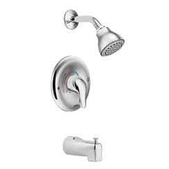 Chrome Posi-Temp(R) tub/shower material