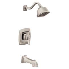 Spot resist brushed nickel Posi-Temp(R) tub/shower material