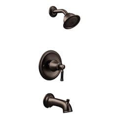 Oil rubbed bronze Posi-Temp(R) tub/shower material