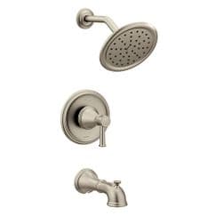 Brushed nickel Posi-Temp(R) tub/shower material