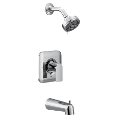 Chrome Posi-Temp(R) tub/shower material