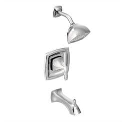 Chrome Posi-Temp(R) tub/shower material
