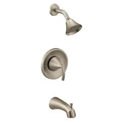 Brushed nickel Posi-Temp(R) tub/shower material