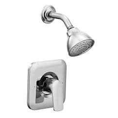 Chrome Posi-Temp(R) tub/shower material