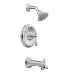 Chrome Posi-Temp(R) tub/shower material