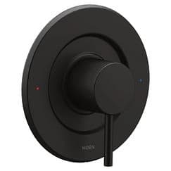 Matte black Posi-Temp(R) tub/shower valve only material