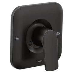 Matte black Posi-Temp(R) tub/shower valve only material