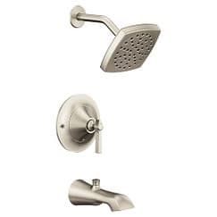 Brushed nickel Posi-Temp(R) tub/shower material