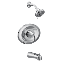 Chrome Posi-Temp(R) tub/shower material