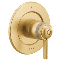 Brushed gold ExactTemp(R) tub/shower valve only material