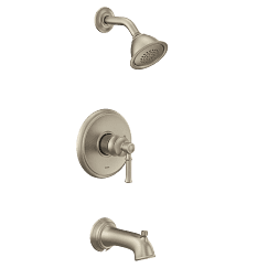 Brushed Nickel M-CORE 2-Series Tub/Shower material