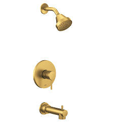 Brushed Gold M-CORE 2-Series Tub/Shower material