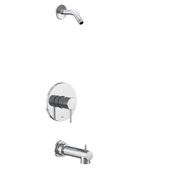 Chrome M-CORE 2-Series Tub/Shower - No Head material